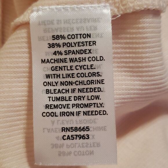 Bp Ribbed‎ Bodysuit Pale Peach Size Small - Picture 4 of 5